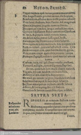 Satyra Sexta