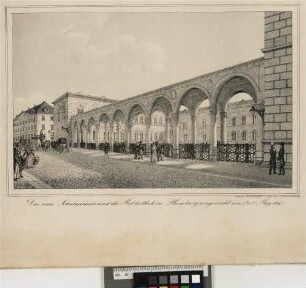 Das neue Schulgebäude und die Bibliothek in Hamburg (eingeweiht am 5-t. und 7-t. May 1840) (Ansichten von Hamburg und der Umgegend ; III,41) (Hamburg's Vergangenheit in bildlichen Darstellungen ; III,41)