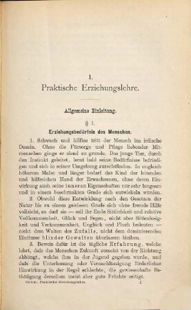 Praktische Erziehungslehre für Seminaristen und Volksschullehrer