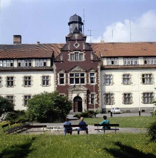 Arnstadt. Landratsamt. Eingangsseite von Nordwesten