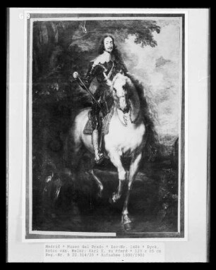 Karl I. zu Pferd