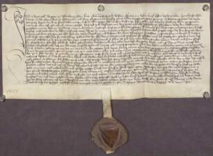 Gültbrief des Claus Pyl, Bürgers zu Pforzheim, gegen die St. Martinspflege