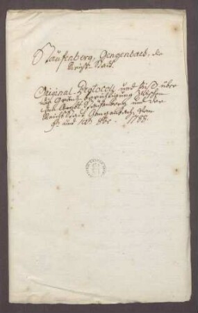 Protokoll über die Grenzberichtigung zwischen dem markgräflichen Amt Staufenberg und der Reichsstadt Gengenbach, unter Einschaltung der beiderseitigen Grenzbeschreibungen von 1486