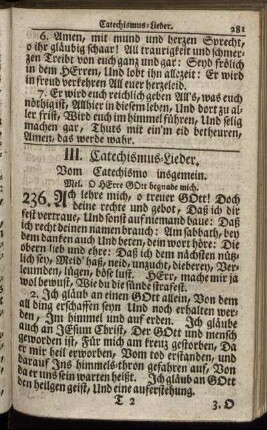 Vom Catechismo insgemein. - Von der heiligen Taufe.