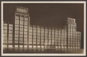 Ansichtskarte Gebäude des Warenhauses Karstadt, Hermannplatz