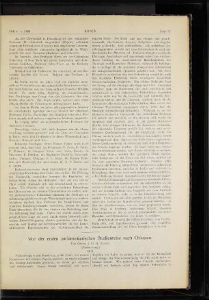 Von der ersten parlamentarischen Studienreise nach Ostasien.