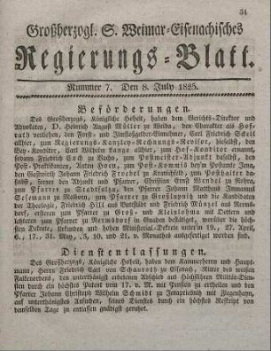 Nr. 7 : 8. July 1825