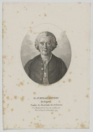 Bildnis des Louis Jean Marie Daubenton