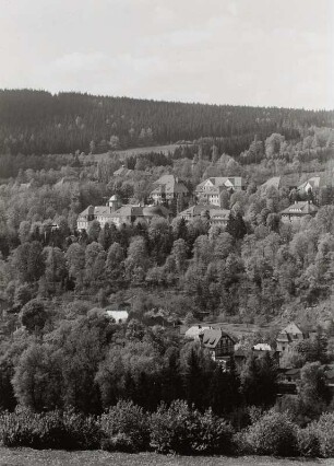Bad Gottleuba, Klinik - Sanatorium, Ansicht von Osten, 1951