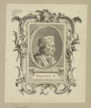 Porträt Philipps II., König von Frankreich