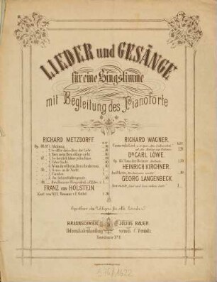 Tom der Reimer : Altschottische Ballade ; op. 135 = Tom the rhymer