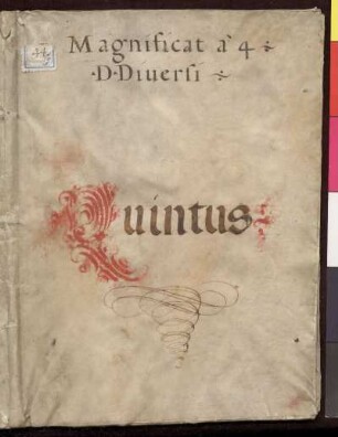 Magnificat. Quintus : 16. Jh.