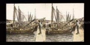 Fischerboote im Hafen von Lussinpiccolo