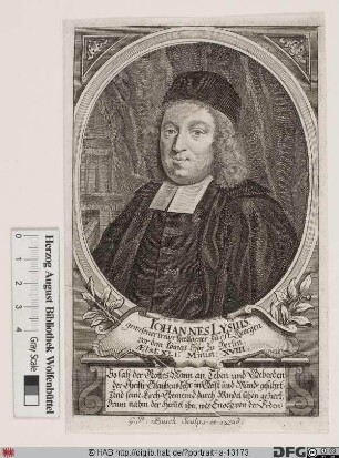 Bildnis Johann Lysius
