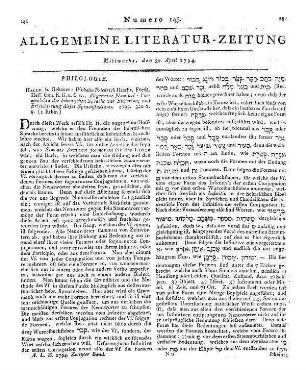 Hasse, J. G.: Praktisches Handbuch der aramäischen, oder syrisch-chaldäisch-samaritanischen Sprache. T. 3. Jena: Akad. Buchh. 1791