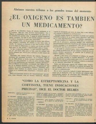 ¿El oxígeno es también un medicamento?