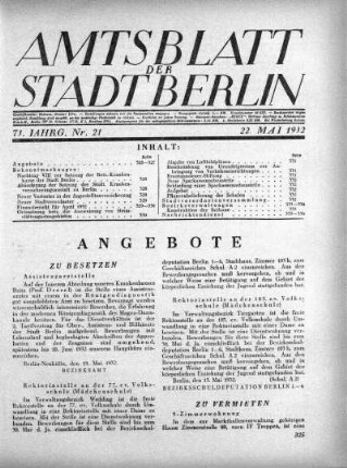 1932,21: Nr. 21, 22. Mai 1932