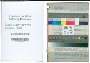 Entnazifizierung Elisabeth Grawe , geb. 13.11.1912 (Aerztin)