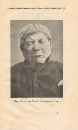 Martin Bendix beim Abschied vom American-Theater