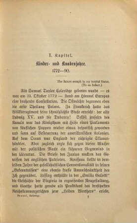 Samuel Taylor Coleridge und die englische Romantik