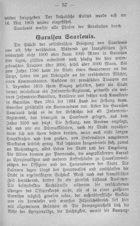 Garnison Saarlouis.