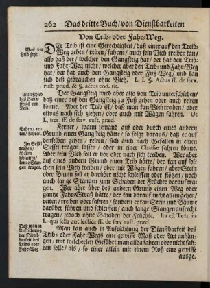 Von Trib- oder Fahr-Weg