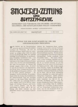 12: Heft 10, 1. Juli 1912