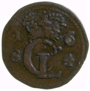 Münze, Pfennig, 1684