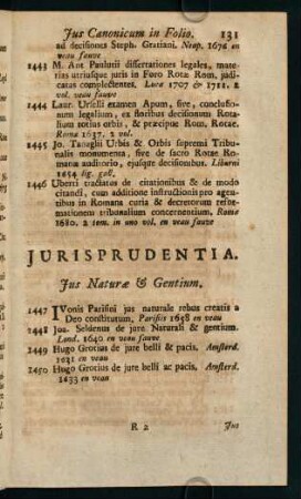 131-154, Jus Naturae & Gentium - Selecte Juris Civilis antiqui Leges & Materiae
