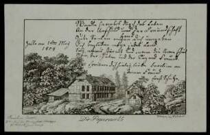 Stammbuchblatt für Karoline Jacobi, Celle, 1.5.1804