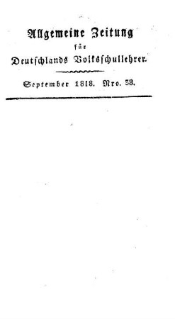 Sonntagsschule : (Fortsetzung) ; (allgemeine Geographie von Europa) ; (Fortsetzung folgt)