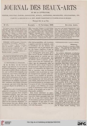 Nr. 17 (15. Septembre 1860)