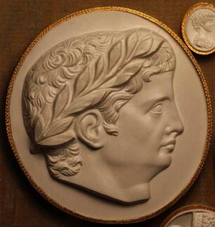 Profilbildnis des Tiberius Claudius (Daktyliothek, Das Alterthum nach Lippert und Visconti)