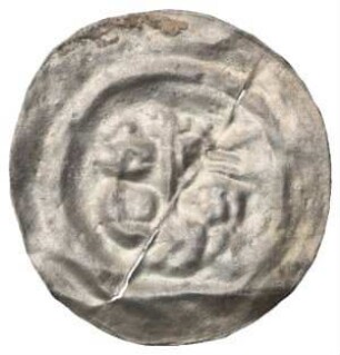 Fundmünze, Brakteat, 1250 - 1270
