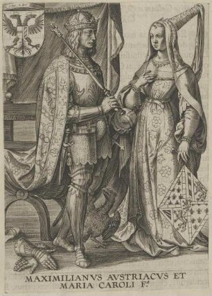 Bildnis von Maria, Kaiserin des Römisch-Deutschen Reiches und Maximilianvs, Kaiser des Römisch-Deutschen Reiches