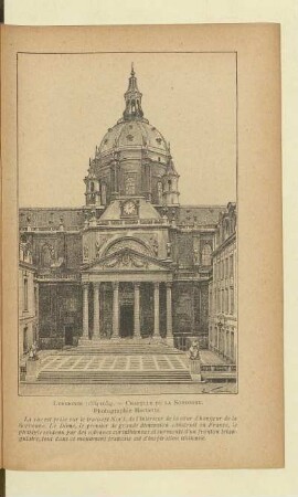 Lemercier (1584 - 1654). - Chapelle de la Sorbonne. Photographie Hachette