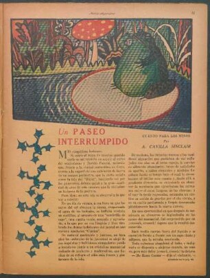 Un paseo interrumpido : Cuento para los niños