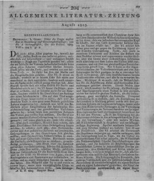 Siebenpfeiffer, P. J.: Über die Frage unsrer Zeit in Beziehung auf Gerechtigkeitspflege. Heidelberg: Groos 1823
