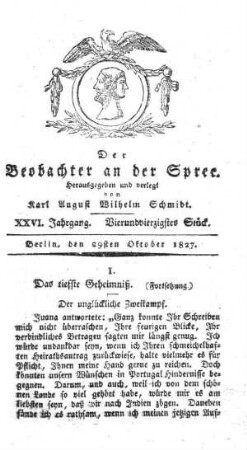 44. Stueck, 29. Oktober 1827