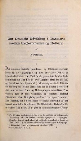 Historisk tidsskrift. 2. 1880/81