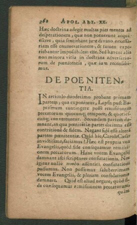 De Poenitentia.