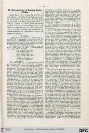 Die Preisbewerbung der Deutschen Goethe-Stiftung