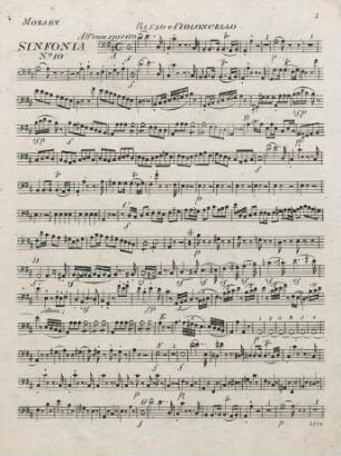 Basso e Violoncello