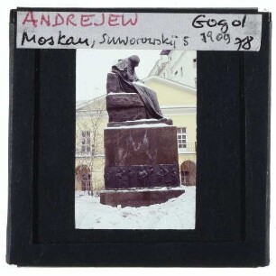 Moskau, Andreyev, Gogol-Denkmal