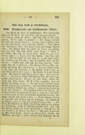 Noch einige Stoffe zu Sprachübungen