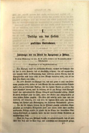 Vorträge, welche in den Monats-Versammlungen der Bayerischen Gartenbau-Gesellschaft im Jahre ... gehalten worden sind. 1863 (1864)