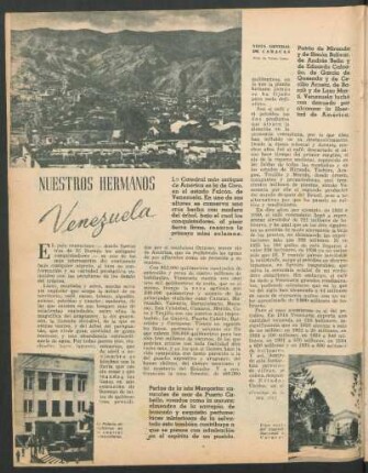 Nuestros hermanos - Venezuela
