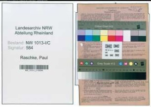 Entnazifizierung Paul Raschke , geb. 11.04.1904 (Fahrzeugbauer)