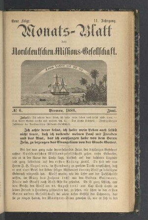 N° 6. 1886. Juni