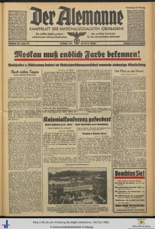 30./31.10.1937 (Samstag/Sonntag-Ausgabe)